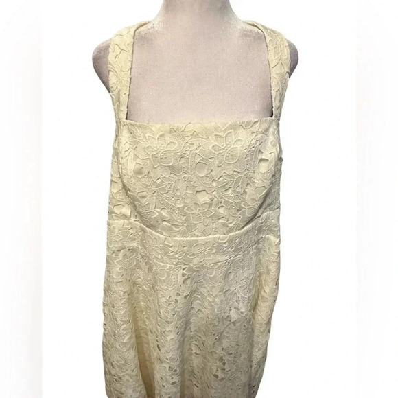 Prabal Gurung halter off white dress size 22W - Picture 7 of 12